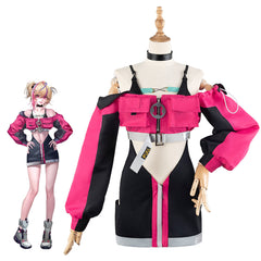 Path to Nowhere Prisoner Nino Anime Cosplay Costume Belly Baring Halter Dress Set - Halloweez