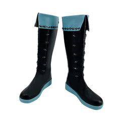 Hatsune Miku Cosplay Shoes for 2D Anime Convention Performance - Vocaloid Character Footwear - Halloweez