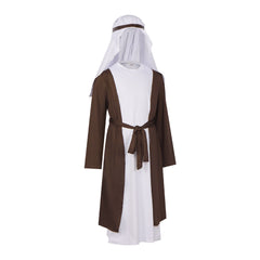 Arabic Cosplay Costume Middle East Dubai Shepherd Elder Halloween Party Outfit - Halloweez