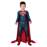 Halloweez Superman Costume Cosplay Suit for Kids - Clark Kent Man of Steel 3D Printed Handmade Body - Halloweez