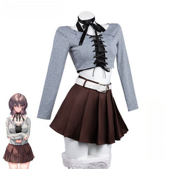 Amakano 3 Shimegi Shimu Cosplay Outfit, Customizable, Anime Costume