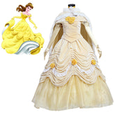 Halloweez Belle Cosplay Costume | Disney Princess Dress for Halloween & Cosplay - Halloweez