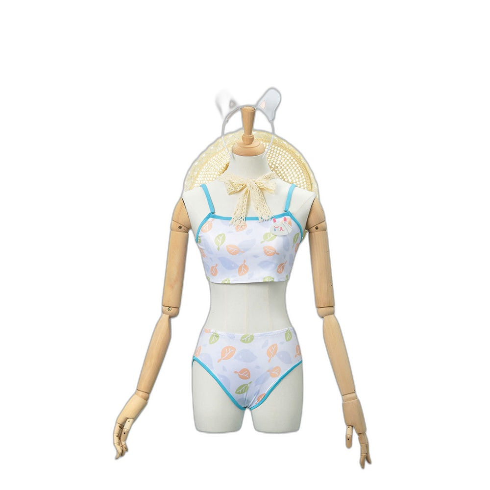 Blue Archive Miyu Kasumi Swimsuit Cosplay Costume for Halloween - Halloweez