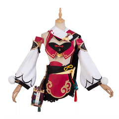 Halloweez Yanfei Cosplay Costume - High-Quality Genshin Impact Inspired Outfit for Anime Enthusiasts - Halloweez