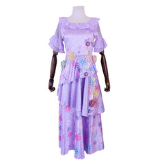 Encanto Princess Isabela Cosplay Costume for Kids - Magical Movie Dress - Halloweez