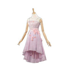 Love and Deep Space Female Protagonist Qing Hua Zhu Hai cosplay Floral Promise Dress Qin Che cosplay costume - Halloweez