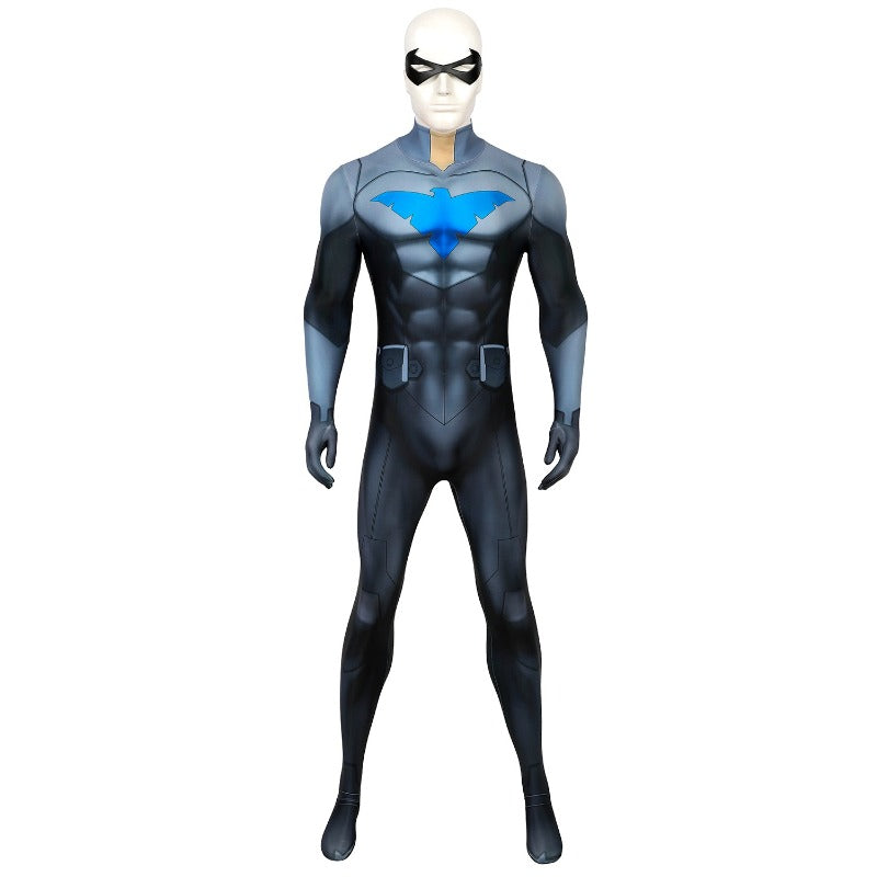 Halloweez Nightwing Cosplay Costume - Embody the Dark Knight's Legacy - Halloweez