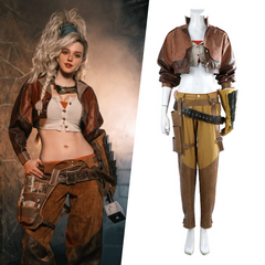 Halloweez Game Gemma Cosplay Costume - Women's Retro Style Outfit for Halloween Events