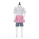 Ace Ventura Pink Dress Full Set Cosplay Costume Halloween Outfit - Halloweez