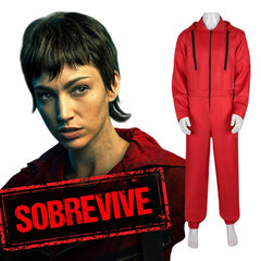Money Heist Dalí Jumpsuit Cosplay Costume - La Casa de Papel Outfit for Halloween - Halloweez