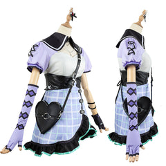 Project Sekai Asahina Mafuyu Cosplay Costume Summer Short Skirt Cute Outfit - Halloweez