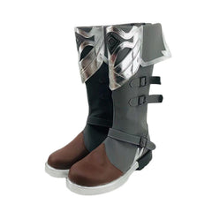 Genshin Impact Diluc Crimson Dawn Cos Shoes - Authentic Anime Cosplay Footwear - Halloweez