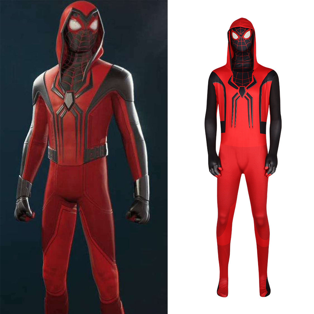 Marvel Spider-Man Cosplay Costume Peter Parker Tight Jumpsuit for Halloween Role Play - Halloweez