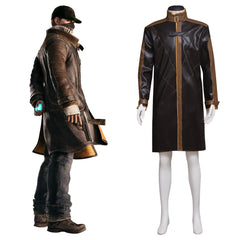 Halloweez Aiden Pearce Cosplay Costume - Premium Watch Dogs Character Outfit for Events - Halloweez