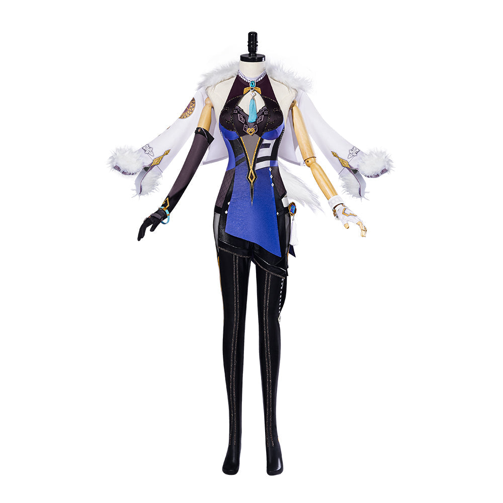 Halloweez Yelan Cosplay Costume - Valley Orchid, Rick Inspired Outfit - Halloweez