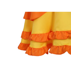 Halloweez Princess Daisy Cosplay Costume - Adorable Lolita Dress for Girls' Parties and Cosplay - Halloweez