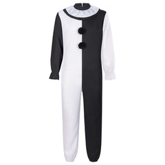 Spooky Halloween Christmas Killer Clown Cosplay Costume Set - Halloweez