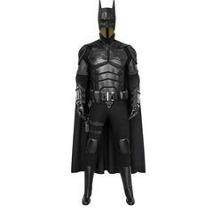 The Batman 2022 Movie Bruce Wayne Robert Pattinson Version Cosplay Costume - Halloweez