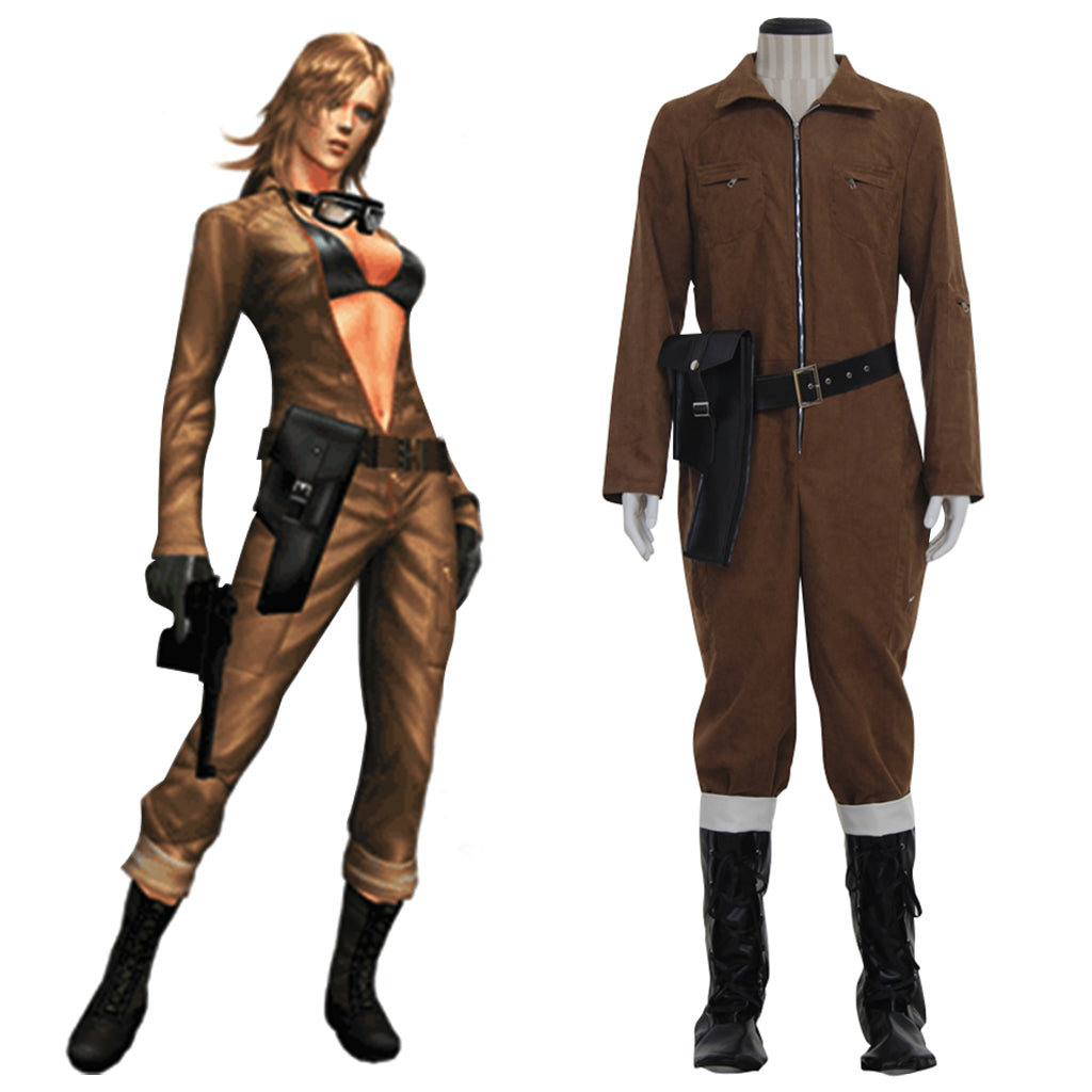 Halloweez Metal Gear Solid 3 Snake Eater Eva Cosplay Costume for Women - Halloweez