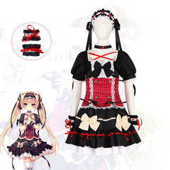 Horror Game Death Mansion Cosplay Costume Lolita Dress Maid Outfit Halloween Party Costume - Halloweez