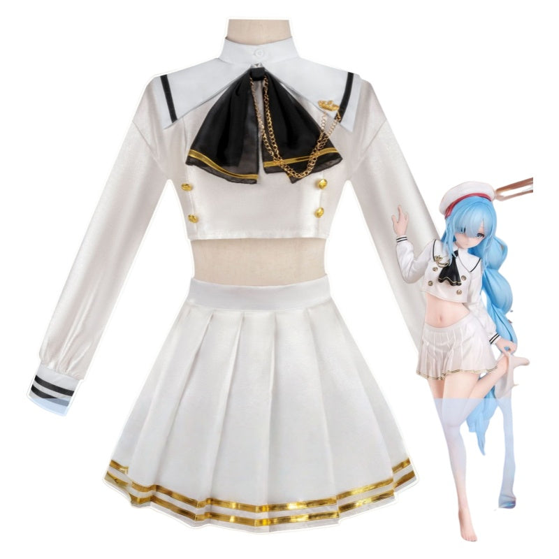 Azur Lane Janus Cosplay Costume Anime Clothing Women JK Uniform Sailor Suit - Halloweez