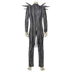 Jack Skellington Costume - Halloween Cosplay Black Stripe Suit by Halloweez - Halloweez