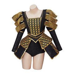 Elegant Catherine of Aragon Costume | Halloweez Six The Musical Cosplay Dress | Women's Broadway Theater Outfit - Halloweez
