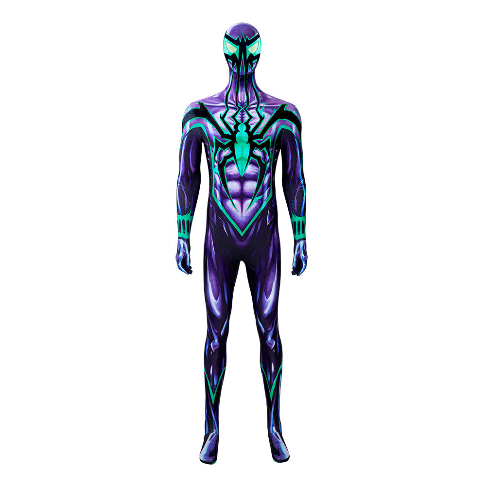 Halloweez Scarlet Spider-Man Cosplay Costumes - Ben Reilly Bodysuit for Halloween and Roleplay - Halloweez