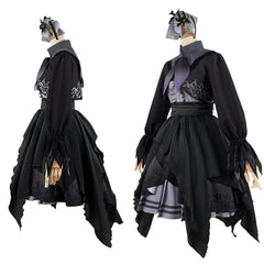 World Project PJSK Mafuyu Asahina Cosplay Costume Anime Dress Set for Women - Halloweez