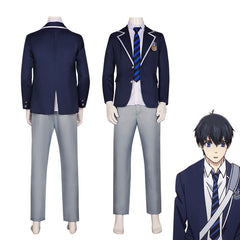 Blue Lock Isagi Yoichi Mikage Reo Cosplay Costume Slim-Fit Suit Anime Outfit - Halloweez