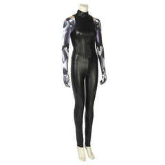 Halloweez Alita Battle Angel Cosplay Costume | Alluring Tight Superhero Ensemble for Halloween & Carnival - Halloweez