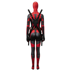 Halloweez Deadpool 3 Deadpool & Wolverine Kidpool Wade Wilson Women's Cosplay Hoodie - Halloweez