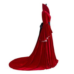Gone with the Wind Scarlet O'Hara Red Dress Cosplay Costume - Halloweez