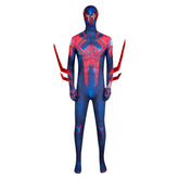 Spider-Man 2099 Cosplay Suit - Across the Universe Jumpsuit Full Set for Halloween - Halloweez