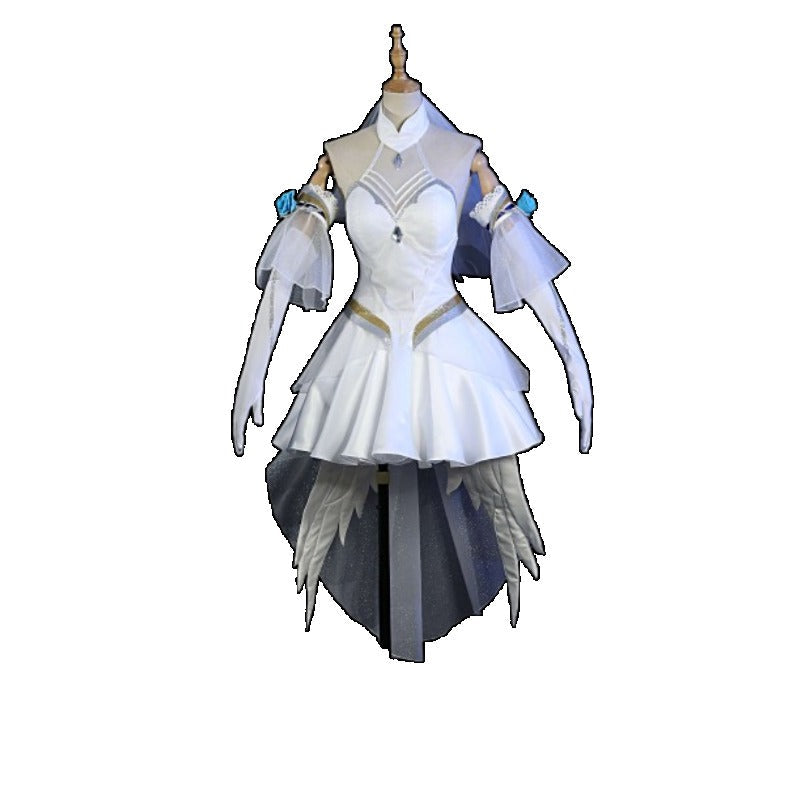 Stunning Halloweez Crystal Rose Lux Cosplay Dress for Weddings and Parties - Halloweez
