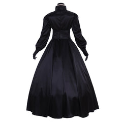 Women's Black Gothic Renaissance Dress - Custom Victorian Ball Gown by Halloweez - Halloweez