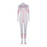 Hell's Hotel Angel Dust Cosplay Jumpsuit Halloween Costume - Hazbin Hotel Anime Outfit - Halloweez