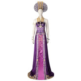 Marvel's Black Panther Queen Ramonda Royal Dress Cosplay Costume for Special Events - Halloweez