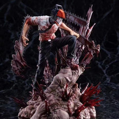 Halloweez Denji Action Figure - Chainsaw Man Anime PVC Collectible for Display - Halloweez