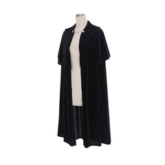 Unisex Black Cape for Kids - Halloween, Cosplay, and Masquerade Ball Costume - Halloweez