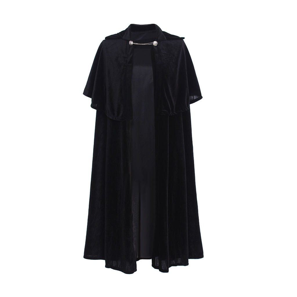 Unisex Black Cape for Kids - Halloween, Cosplay, and Masquerade Ball Costume - Halloweez