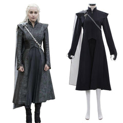 Epic Daenerys Targaryen Halloween Costume | Black Cloak & Medieval Dress - Halloweez