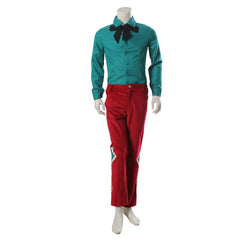 Elegant Red Santa-Inspired Uniform for Men | Custom-Made Halloweez Christmas Cosplay Outfit for Festive Events - Halloweez
