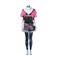 Halloweez Clove Cosplay Costume - Game Valorant Clove Immortal Combat Uniform for Women - Halloweez