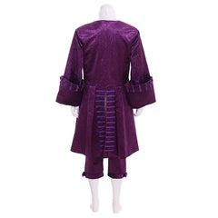 Historical Pirate Officer Uniform - Purple Regency Cosplay Suit | Men's Medieval Costume Series by Halloweez - Halloweez