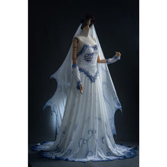 Halloweez Emily Corpse Bride Cosplay Wig & Gothic Zombie Halloween Costume - Halloweez