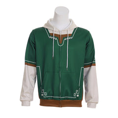 Halloweez Legend Zelda Link Zipper Hoodie - Perfect for Game Lovers - Halloweez