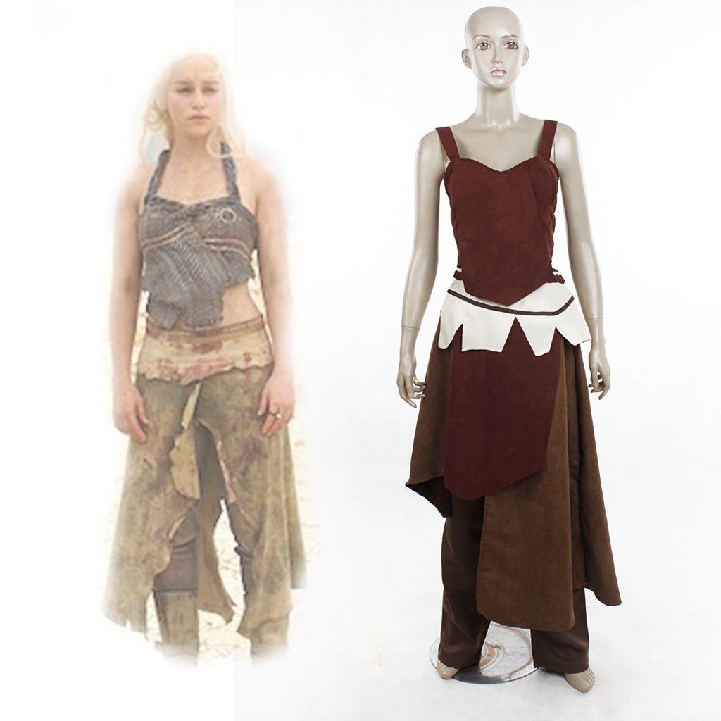 Embrace the Power with Halloweez Daenerys Targaryen Costume for Women - Authentic Queen Look - Halloweez