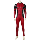 Halloweez Crimson Comedian Cosplay Jumpsuit - Captain Pool 2 Halloween Outfit - Halloweez