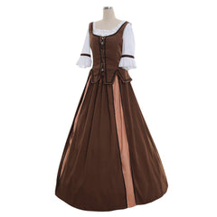 Exclusive Custom Medieval Aristocrat Ball Gown - Victorian Gothic Vampire Dress for Halloween and Carnival - Halloweez